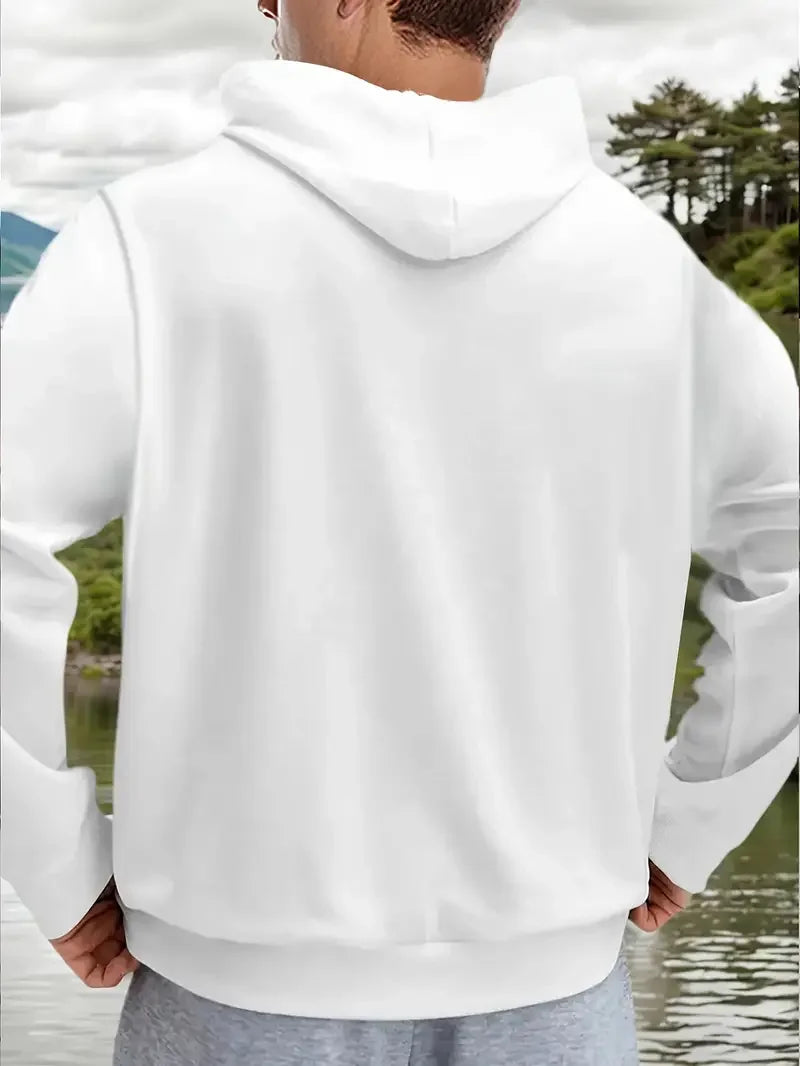 New high quality hoodies for men, funny cat print hoodies street fashion sportswear