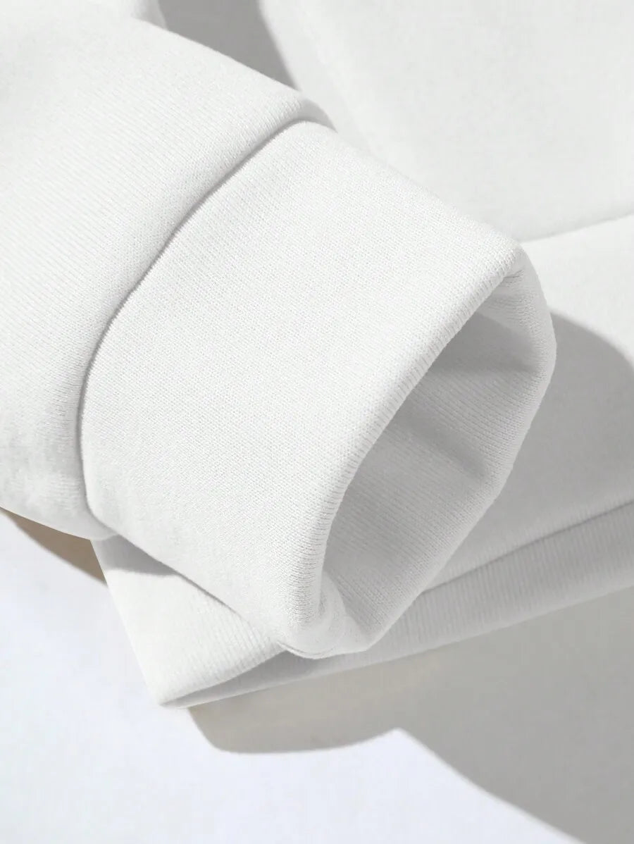 Men's new high-quality sweatshirt, sports car print fashion trend 280g heavyweight street sweatshirt