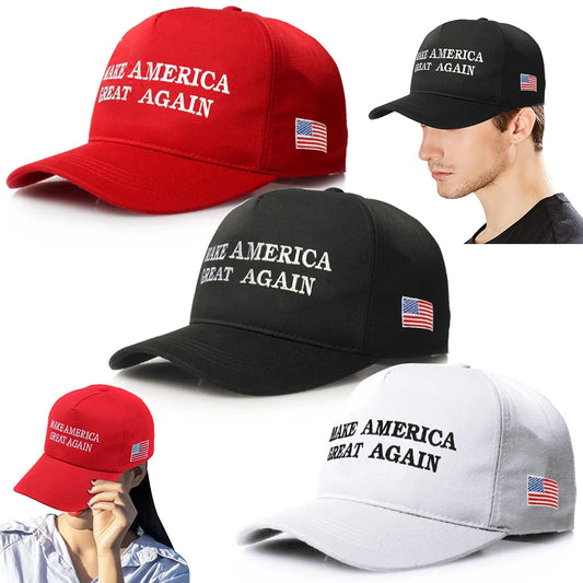 Donald Trump 2024 Election Campaign Supporters MAKE AMERICA GREAT AGAIN Trucker Hat 45 47 Embroidery USA Flag Mesh Back MAGA Cap