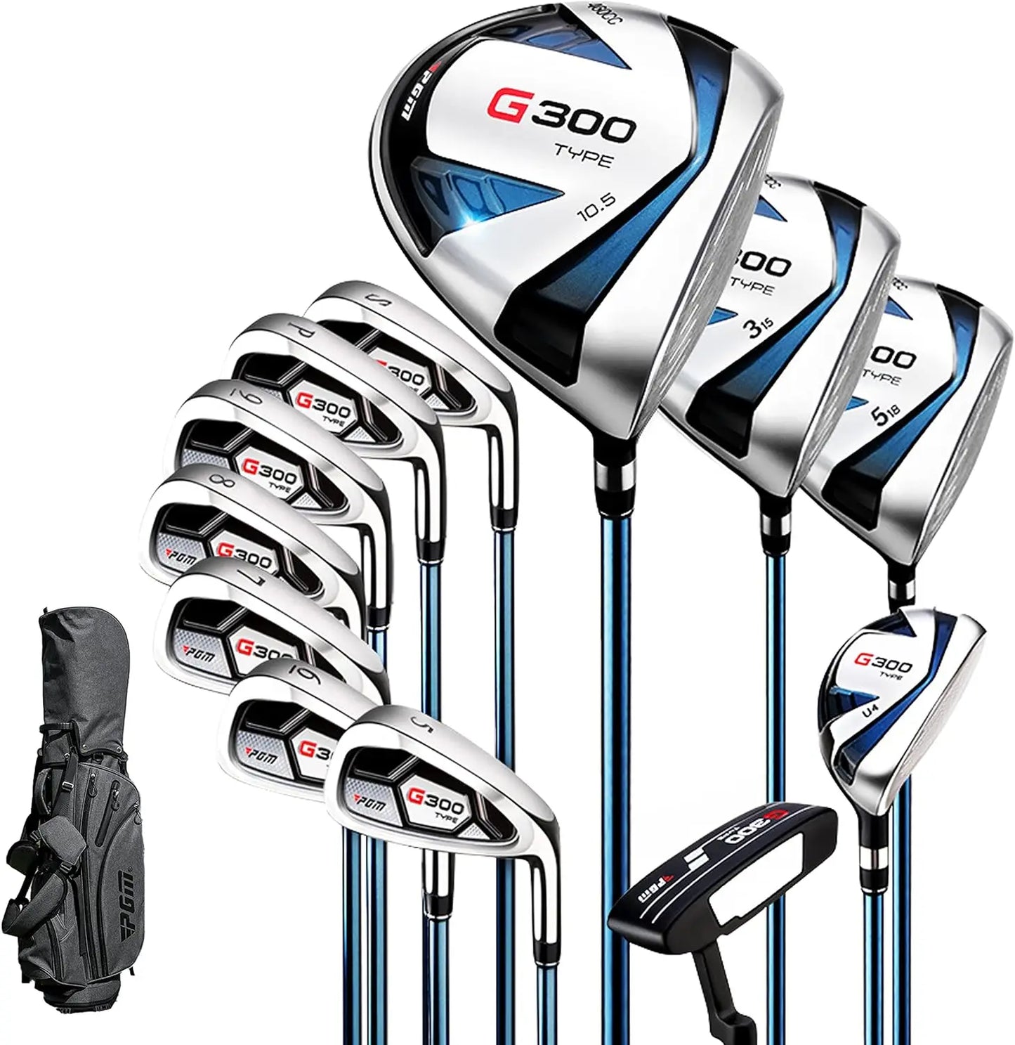 PGM Men's Complete Golf Club Sets - 12 Pieces