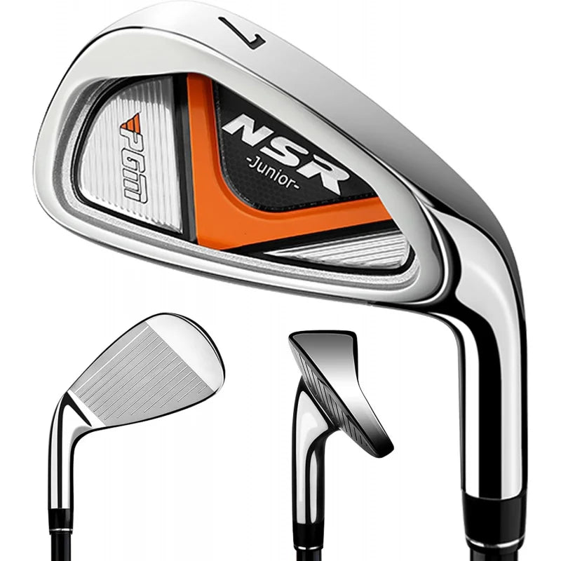 Golf Club  - Junior Complete  Set for Kids Children - Right Handed - Driver(#1), Hybrid, Iron(#7,#9,#S), Putter, Gol