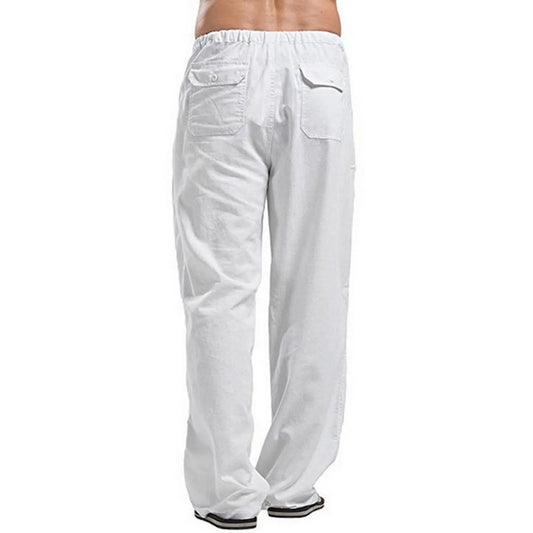 Women s Casual Drawstring Jogger Pants Lightweight Elastic Waist Solid Color Lounge Trousers with Side Pockets for Summer