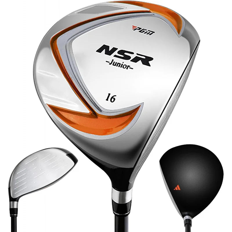 Golf Club  - Junior Complete  Set for Kids Children - Right Handed - Driver(#1), Hybrid, Iron(#7,#9,#S), Putter, Gol