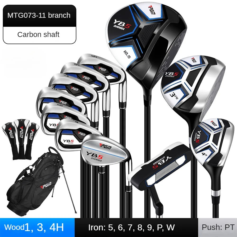PGM New Golf Club Set for Men 11 Pcs Beginner's Training Golf Rod Men's Golf Set Right Hand Combo Set MTG073