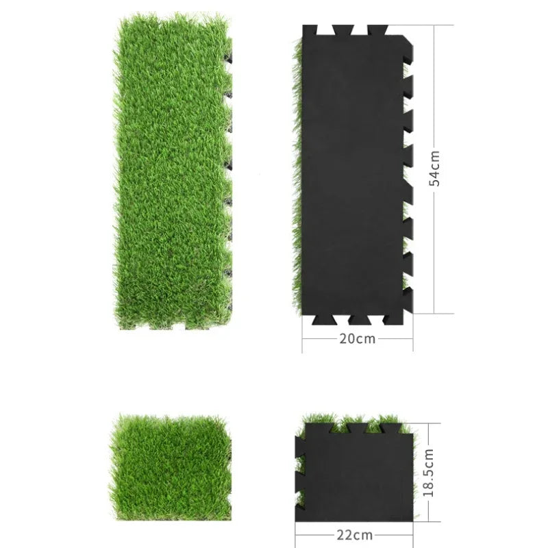 PGM Golf Splicing Portable Green Indoor Office Putter Exerciser 1.4X2.9M GL019