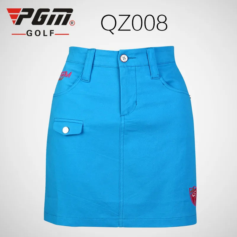 PGM genuine golf skirt ladies pure cotton skirt summer wear anti exposure short skirt