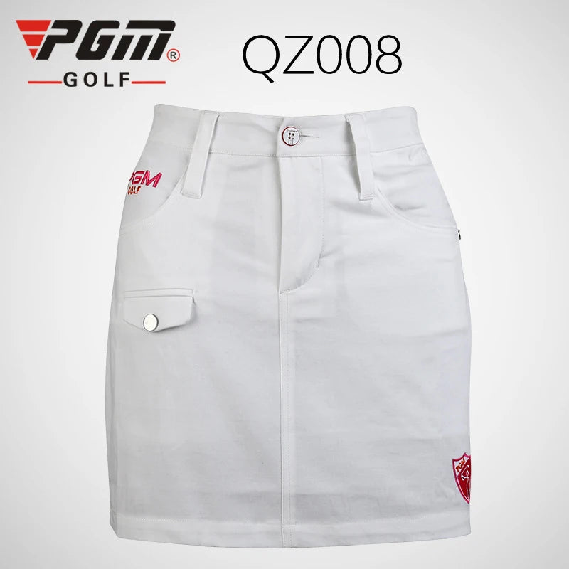 PGM genuine golf skirt ladies pure cotton skirt summer wear anti exposure short skirt