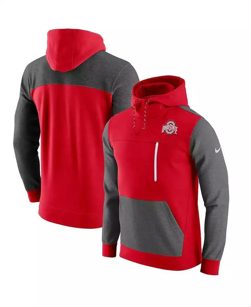 Nike | Men's Scarlet Ohio State Buckeyes AV-15 2.0 Pullover Hoodie