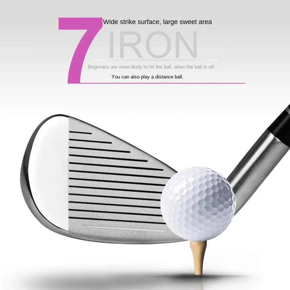 Golf clubs men's and women's beginner golf clubs 7 irons carbon shaft clubs