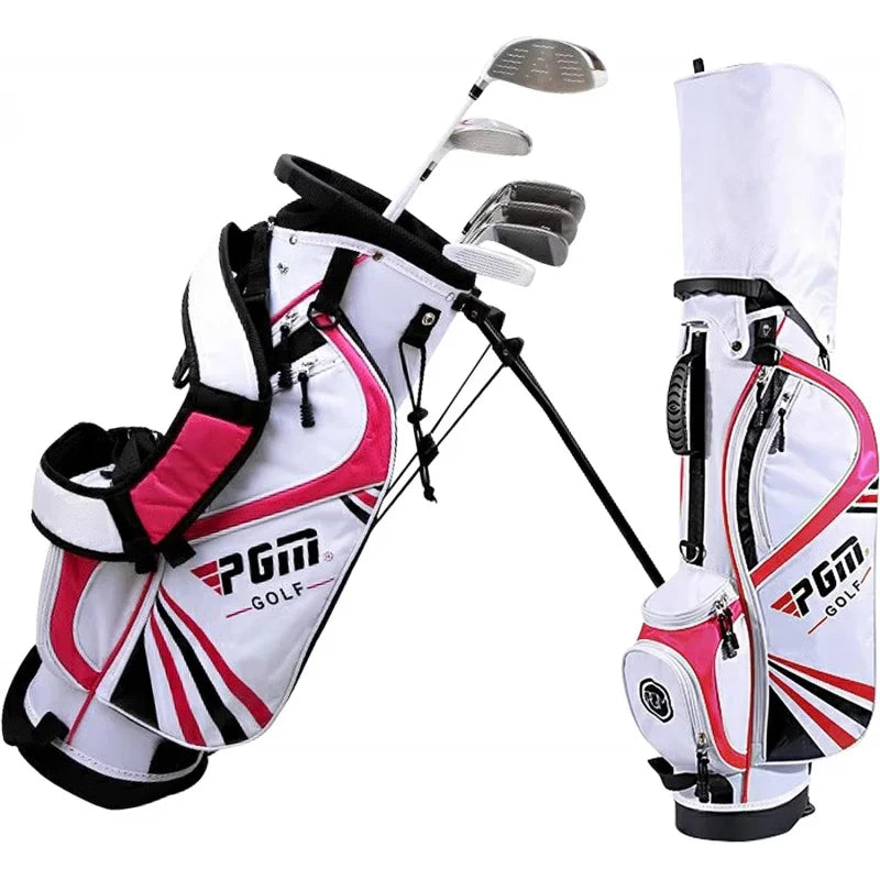 Golf Club Set - Junior Complete  for Kids Children - Right Handed - Driver(#1), Hybrid, Iron(#7,#9,#S), Putter,Stand Bag