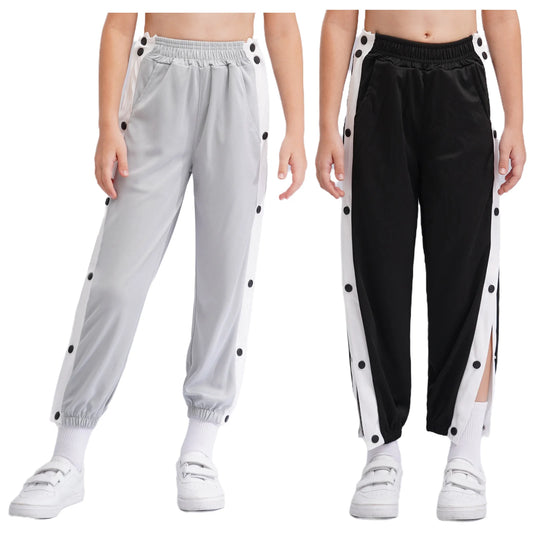Kids Boys Stylish Sweatpant Sportswear Drawstring Straight Track Pants Casual Loose Trousers Mesh Fabric Breathable Quick Drying