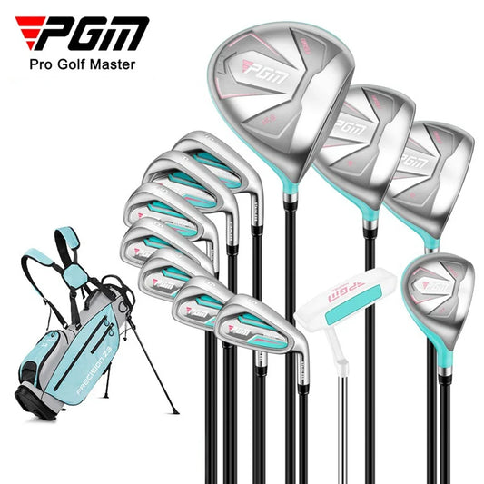 PGM Golf Clubs Set For Women,Stainless Steel/Carbon Shaft Right Hand Golf Training Club,4/9/12pcs Beginners Golf Supplies LTG051