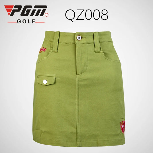 PGM genuine golf skirt ladies pure cotton skirt summer wear anti exposure short skirt