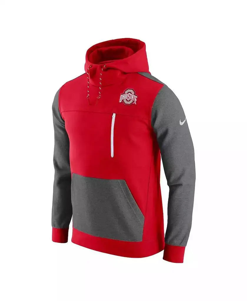 Nike | Men's Scarlet Ohio State Buckeyes AV-15 2.0 Pullover Hoodie