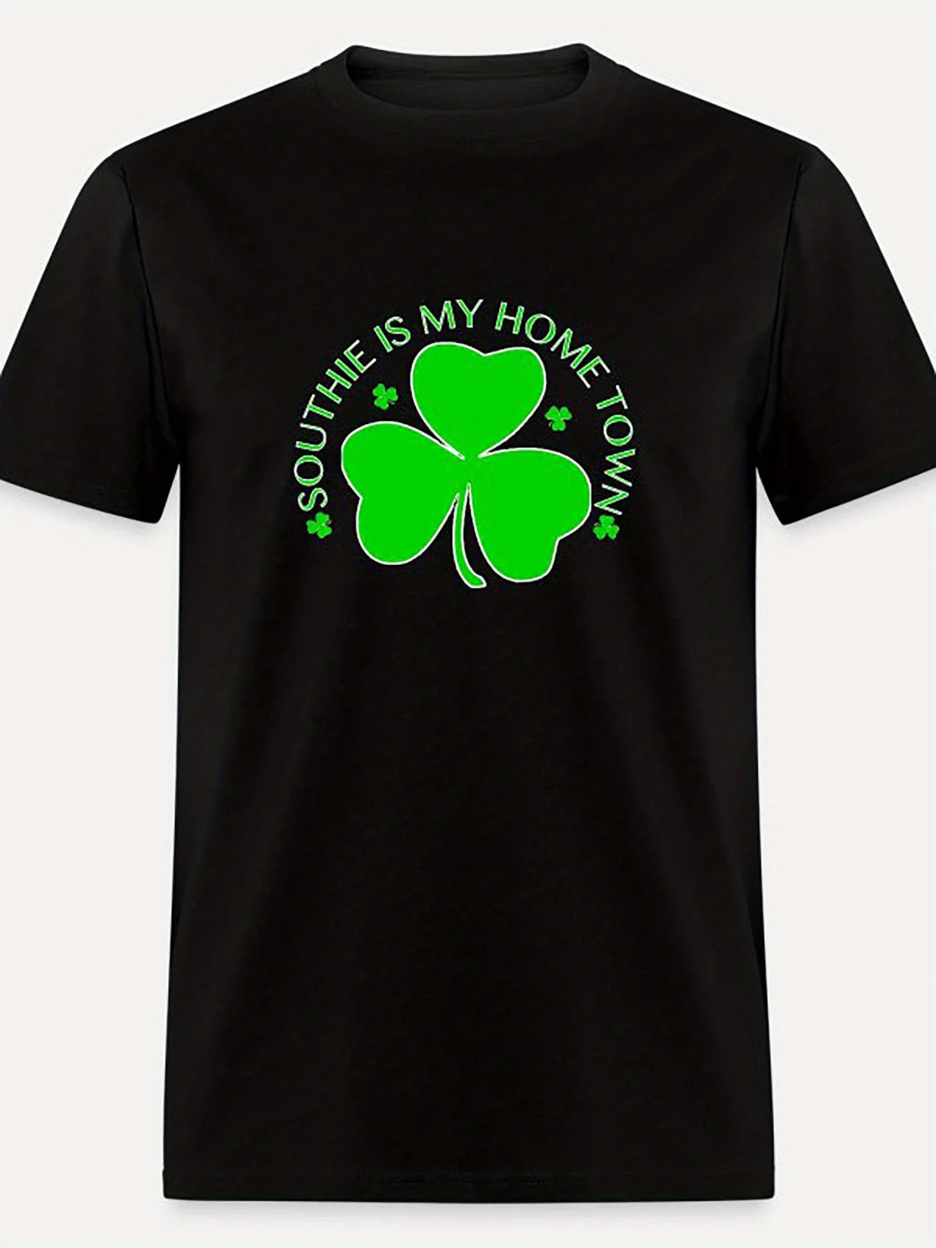 Southie Is My Home Town South Boston-6932 funny Men’s Short Sleeve Graphic T-shirt Collection  black