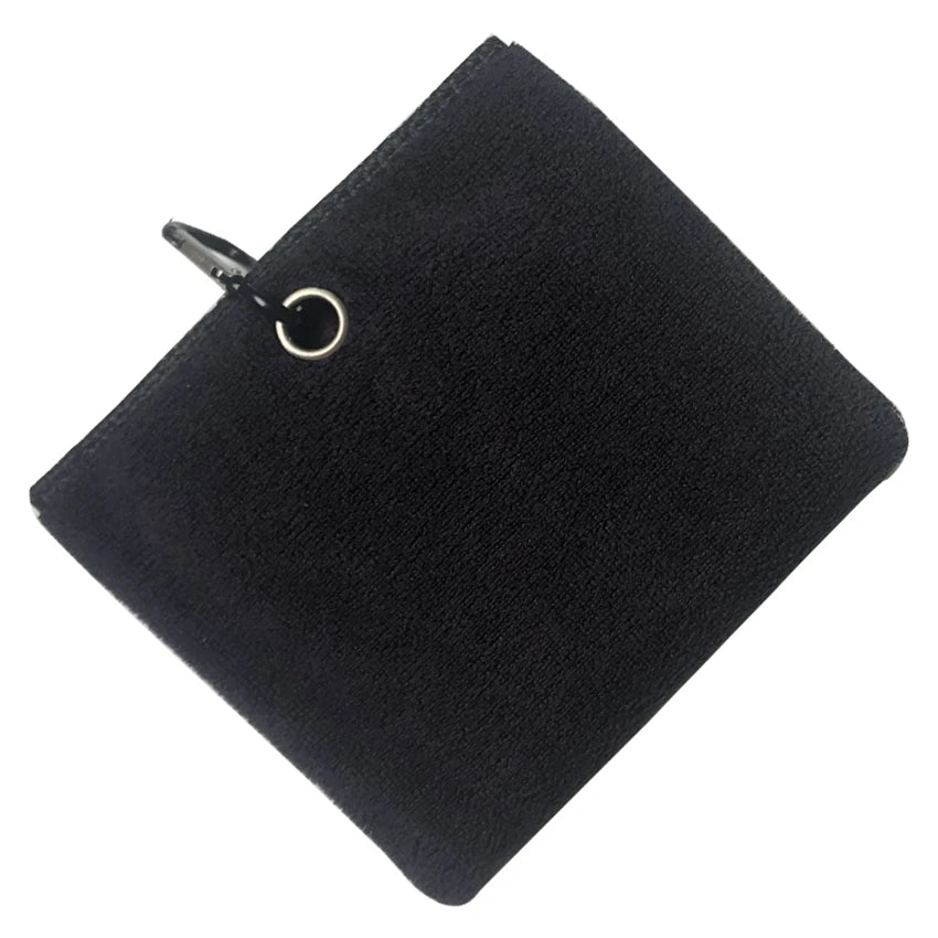 Golf Towel For Golf Bags with Clip Microfiber Golf TowelTri-fold Golf Towel Blue White Black And Gray Gift For Men Women