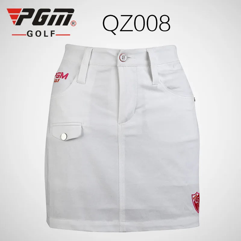 PGM genuine golf skirt ladies pure cotton skirt summer wear anti exposure short skirt