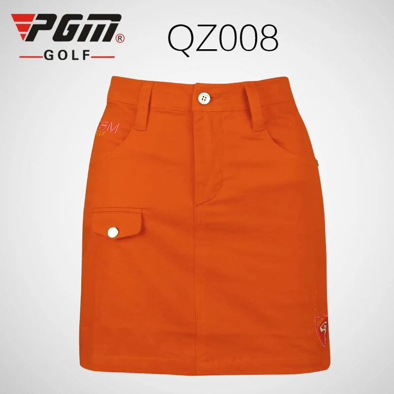 PGM genuine golf skirt ladies pure cotton skirt summer wear anti exposure short skirt