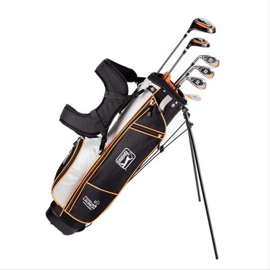 G1 Series Orange Kids Golf Club Set|  and Sets for Height 5'2"-5'10"| Complete   w/a  Driver, Putter