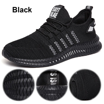 Mens Slip On Walking Shoes Lightweight Running Shoes Breathable Tennis Sneakers for Athletic Workout Gym Indoor Outdoor