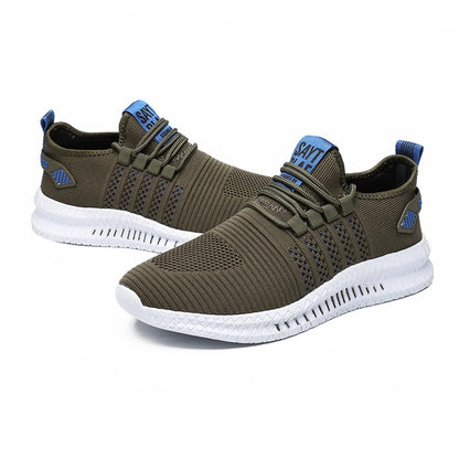 Mens Slip On Walking Shoes Lightweight Running Shoes Breathable Tennis Sneakers for Athletic Workout Gym Indoor Outdoor