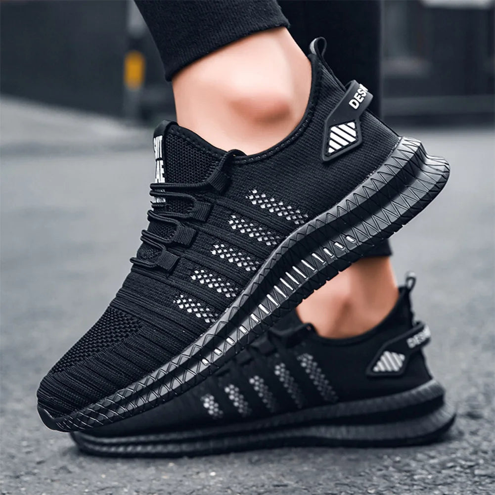 Mens Slip On Walking Shoes Lightweight Running Shoes Breathable Tennis Sneakers for Athletic Workout Gym Indoor Outdoor