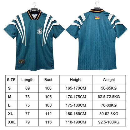 Men Women Sport Short Sleeve Sport 1996 Football Short Sleeve Shirts V-Neck Personalized Football Shirts Slim Fit Vintage