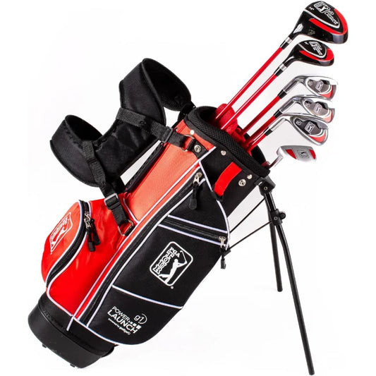 G1 Series Red Kids Golf Club   s and   for Heights 4'1"-4'8" | Com   b Set w/ f Driver, Putter & Gol
